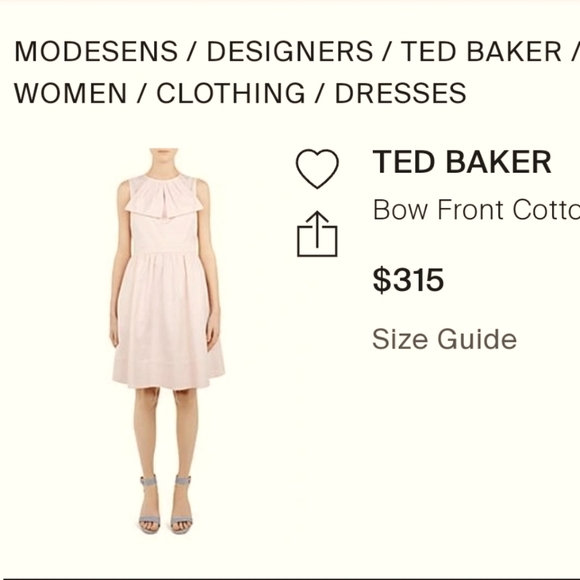 TED BAKER DRESS PINK - Picture 7 of 12
